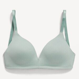 Full-Coverage Molded Wireless Bra - Old Navy - "Rainy Season" Grey Green - 32D